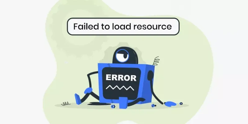 خطای Failed To Load Resource