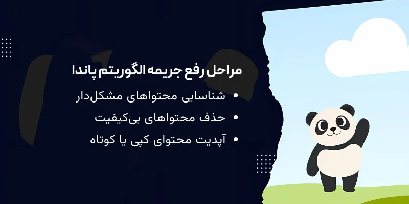 مراحل رفع جریمه الگوریتم پاندا