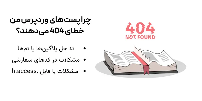 چرا پست‌های وردپرس من خطای 404 می‌دهند؟