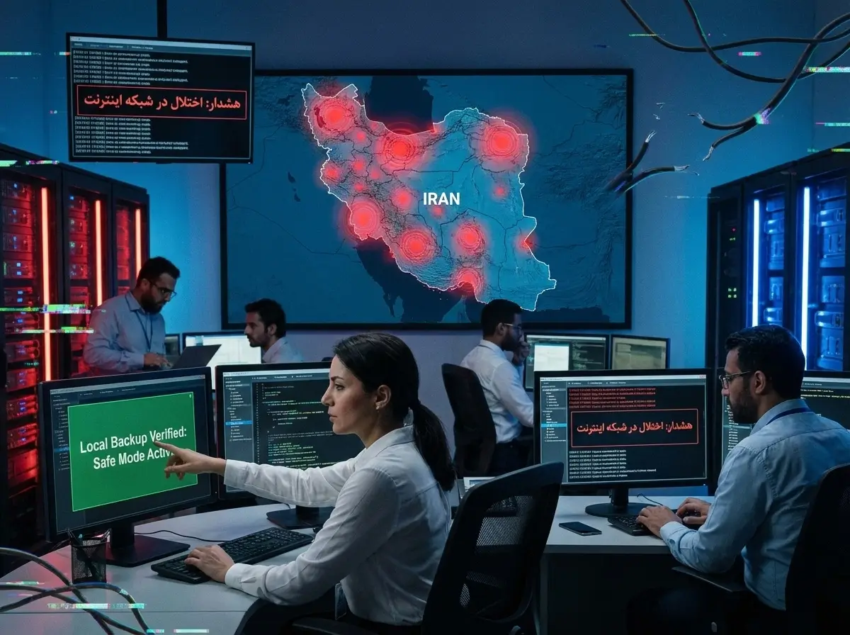 ناپایداری اینترنت ایران