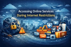 دسترسی به خدمات آنلاین در شرایط اختلال اینترنت